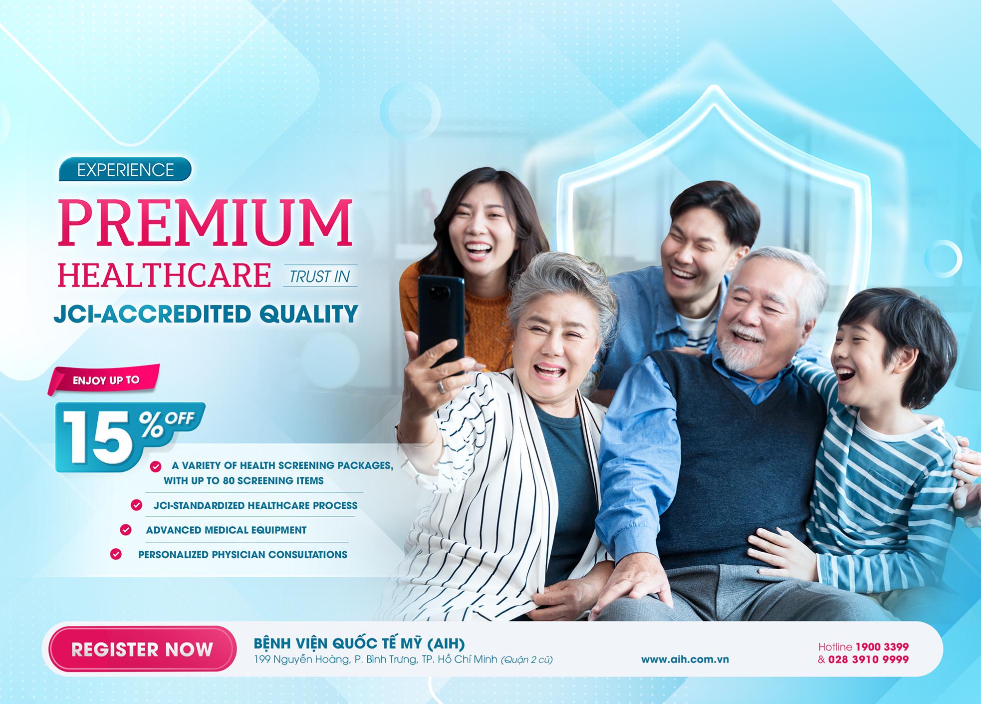 EXPERIENCE PREMIUM HEALTHCARE — TRUST IN JCI-ACCREDITED QUALITY