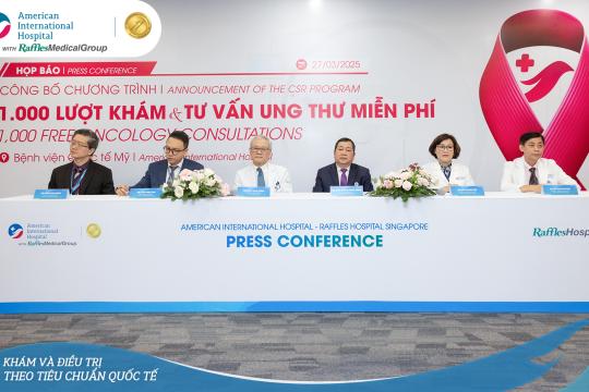 BỆNH VIỆN QUỐC TẾ MỸ (AIH) CÔNG BỐ CHƯƠNG TRÌNH 1.000 LƯỢT TƯ VẤN KHÁM UNG THƯ MIỄN PHÍ VỚI ĐỘI NGŨ GIÁO SƯ NHẬT BẢN