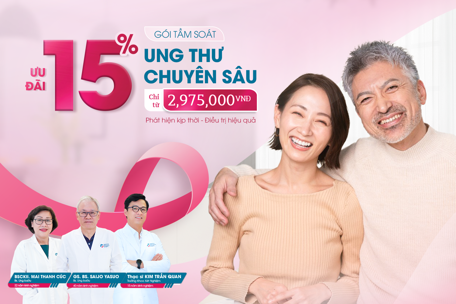 15% OFF DEEP CANCER SCREENING PACKAGE, STARTING FROM 2,975,000 VNĐ
