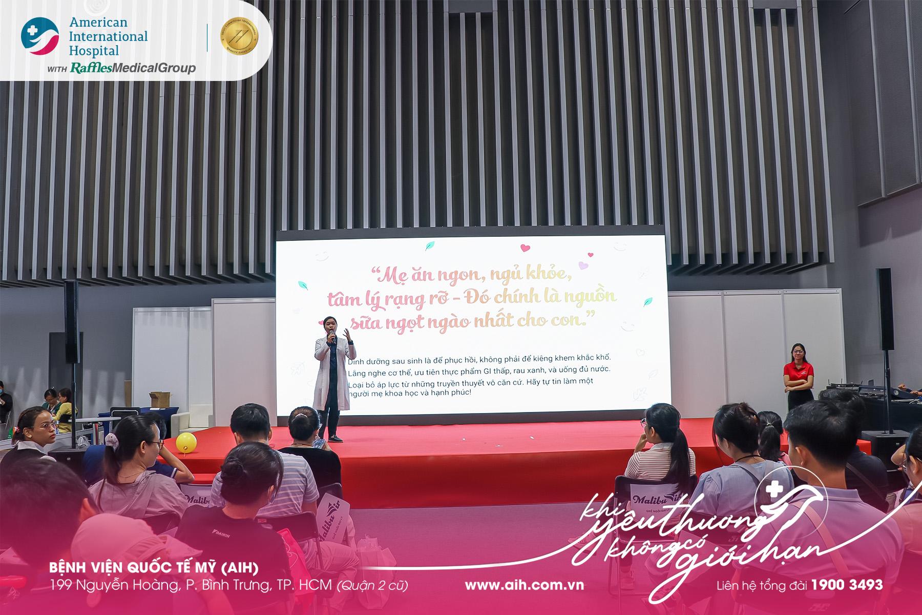 AIH DOCTOR SPEAKS AT VIETBABY FAIR 2026: PREGNANCY & POSTPARTUM NUTRITION