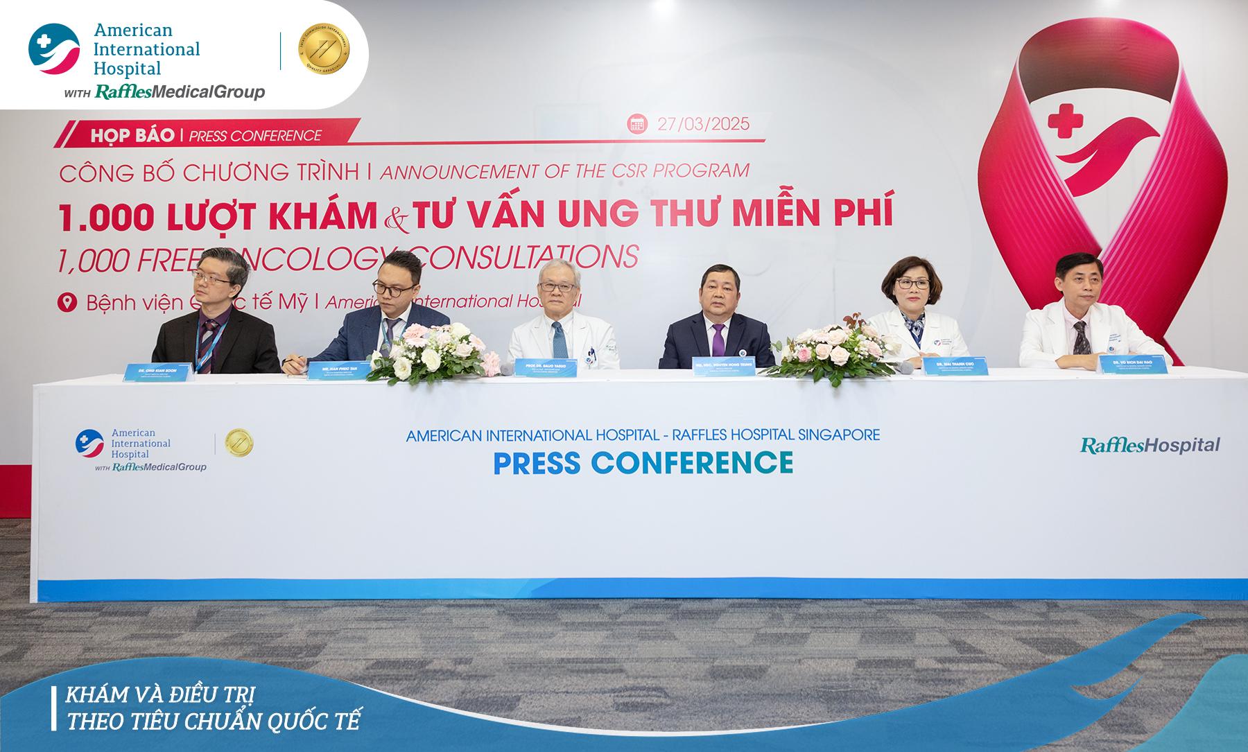 BỆNH VIỆN AIH CÔNG BỐ CHƯƠNG TRÌNH 1.000 LƯỢT KHÁM UNG THƯ MIỄN PHÍ VỚI ĐỘI NGŨ GIÁO SƯ NHẬT BẢN