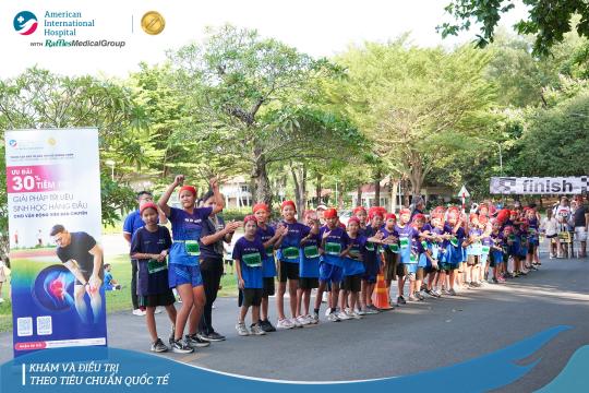 BỆNH VIỆN QUỐC TẾ MỸ (AIH) TÀI TRỢ Y TẾ GIẢI CHẠY THE FOREST RUN - GÂY QUỸ CHO QUE HUONG CHARITY CENTER