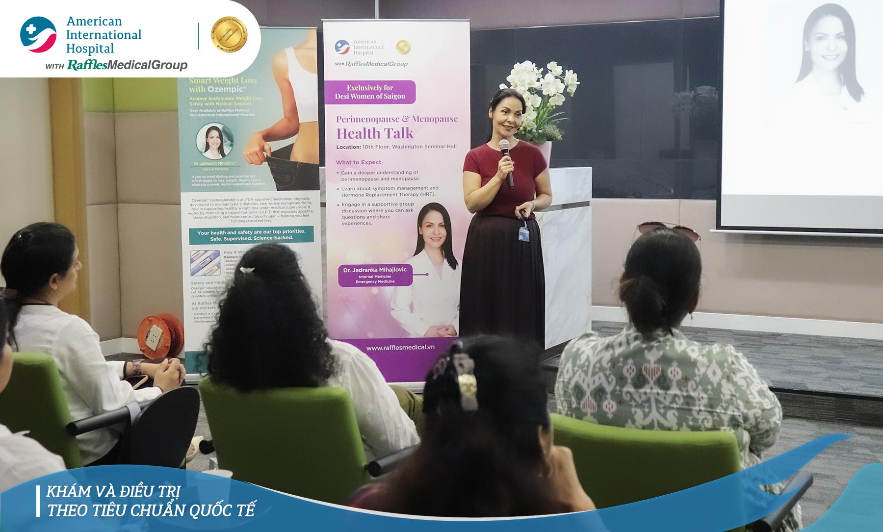 HỘI THẢO SỨC KHỎE: “HIỂU VÀ QUẢN LÝ GIAI ĐOẠN TIỀN MÃN KINH & MÃN KINH”