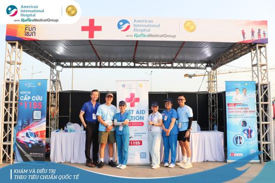 BỆNH VIỆN QUỐC TẾ MỸ (AIH) ĐỒNG HÀNH Y TẾ CÙNG GIẢI CHẠY BRITCHAM FUN RUN 2026