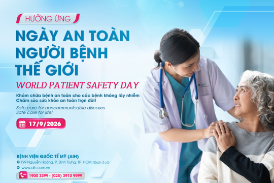 CHĂM SÓC SỨC KHỎE AN TOÀN TRỌN ĐỜI! KHÁM CHỮA BỆNH AN TOÀN CHO CÁC BỆNH KHÔNG LÂY NHIỄM