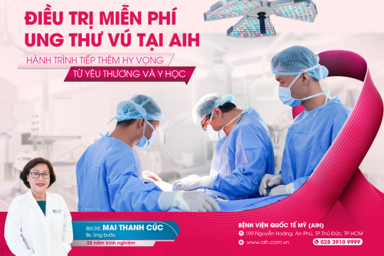 ĐIỀU TRỊ MIỄN PHÍ UNG THƯ VÚ - HÀNH TRÌNH TIẾP THÊM HY VỌNG TỪ YÊU THƯƠNG VÀ Y HỌC