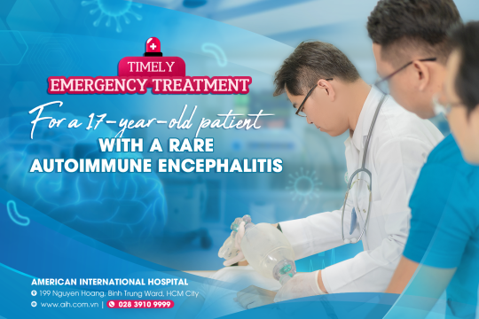 TIMELY EMERGENCY TREATMENT FOR A 17-YEAR-OLD PATIENT WITH A RARE AUTOIMMUNE ENCEPHALITIS