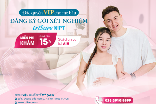 ĐẶC QUYỀN VIP CHO MẸ BẦU SỞ HỮU THẺ TRISURE VIP CARD | MIỄN PHÍ KHÁM & ƯU ĐÃI ĐẾN 15% CÁC GÓI DỊCH VỤ TẠI AIH