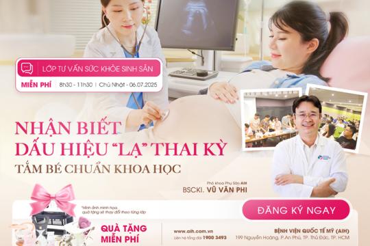 LỚP TIỀN SẢN 06.07: CÁC DẤU HIỆU "BÁO ĐỘNG" TRONG THAI KỲ MẸ CẦN ĐI KHÁM NGAY - THỰC HÀNH TẮM BÉ TẠI NHÀ