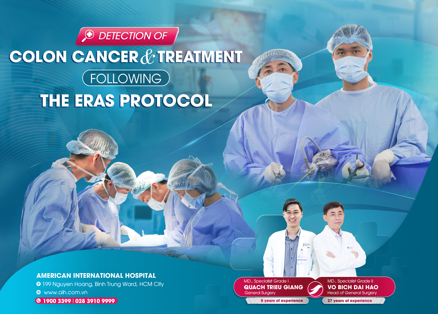 DETECTION OF COLON CANCER AND TREATMENT FOLLOWING THE ERAS PROTOCOL AT AMERICAN INTERNATIONAL HOSPITAL (AIH)