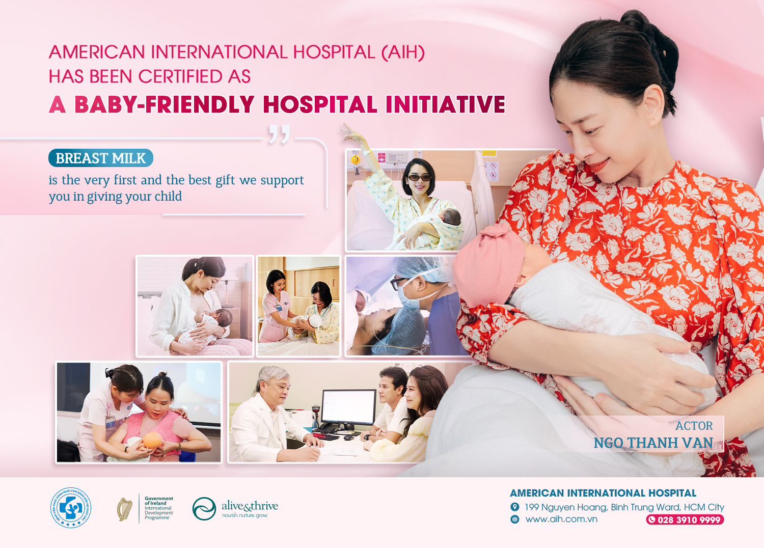 AMERICAN INTERNATIONAL HOSPITAL (AIH) HAS BEEN CERTIFIED AS A BABY-FRIENDLY HOSPITAL INITIATIVE