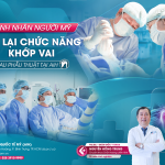 BỆNH NHÂN NGƯỜI MỸ LẤY LẠI CHỨC NĂNG KHỚP VAI SAU PHẪU THUẬT TẠI AIH