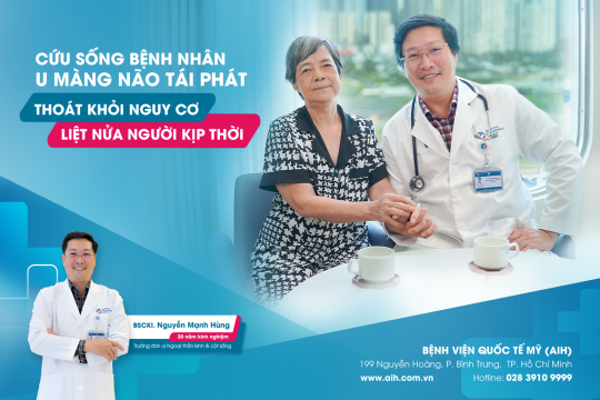 CỨU SỐNG BỆNH NHÂN U MÀNG NÃO TÁI PHÁT, THOÁT KHỎI NGUY CƠ LIỆT NỬA NGƯỜI KỊP THỜI
