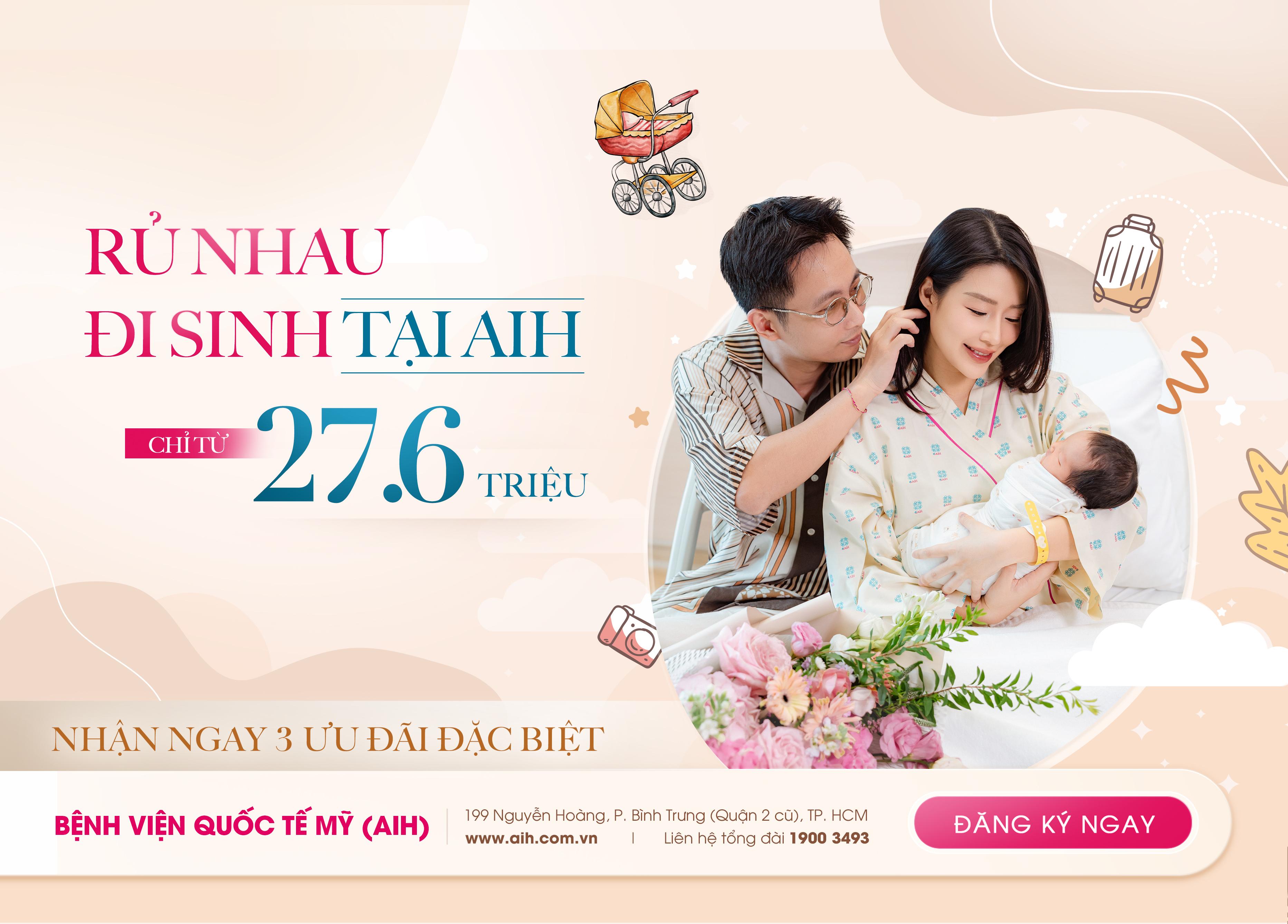 RỦ NHAU ĐI SINH TẠI AIH | NHÓM CÀNG ĐÔNG - ƯU ĐÃI CÀNG LỚN