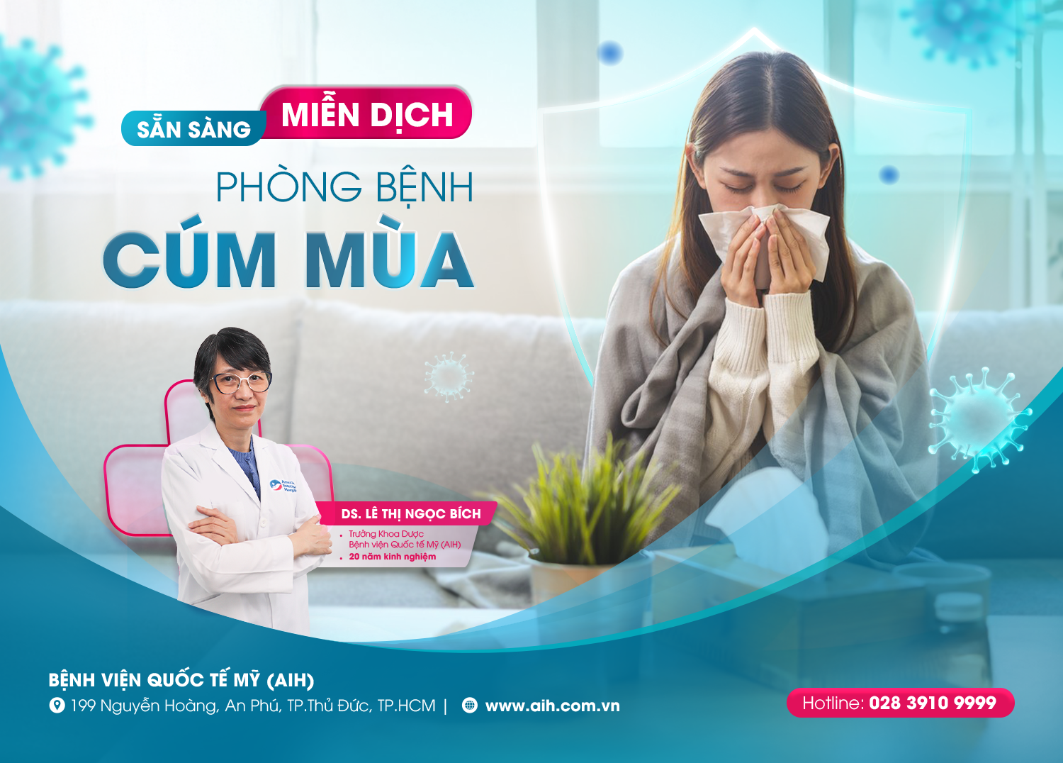 SẴN SÀNG MIỄN DỊCH PHÒNG BỆNH CÚM MÙA