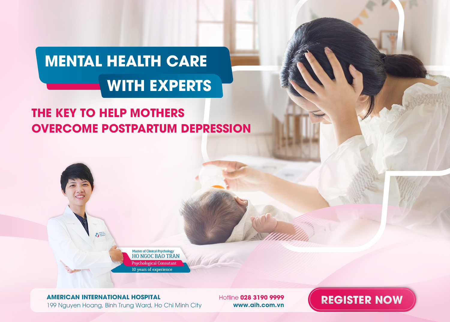 MENTAL HEALTH CARE WITH EXPERTS – THE KEY TO HELP MOTHERS OVERCOME POSTPARTUM DEPRESSION