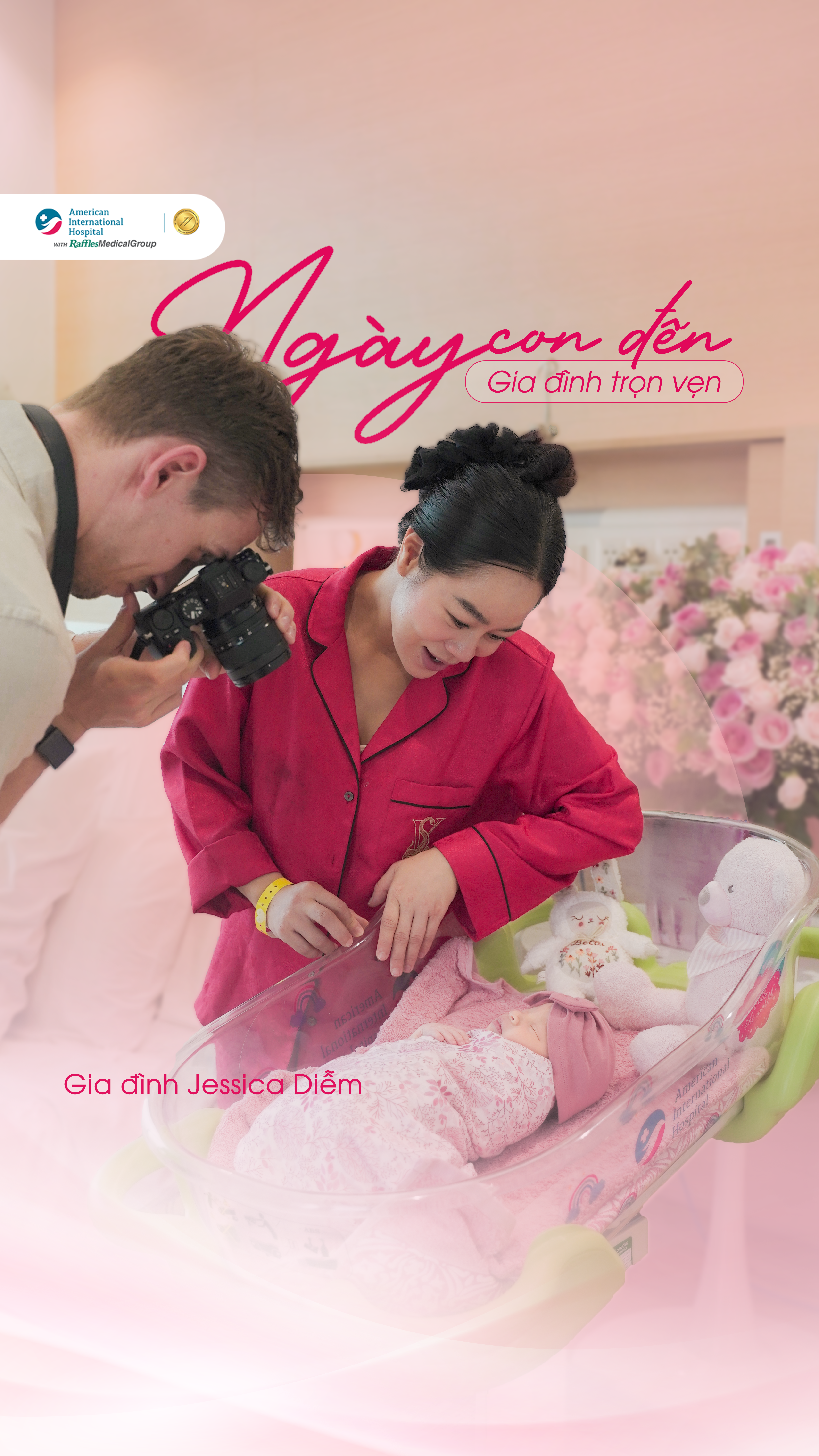 LET’S LOOK BACK AT THE EMOTIONAL BIRTH JOURNEY OF JESSICA DIỄM’S FAMILY AT AIH