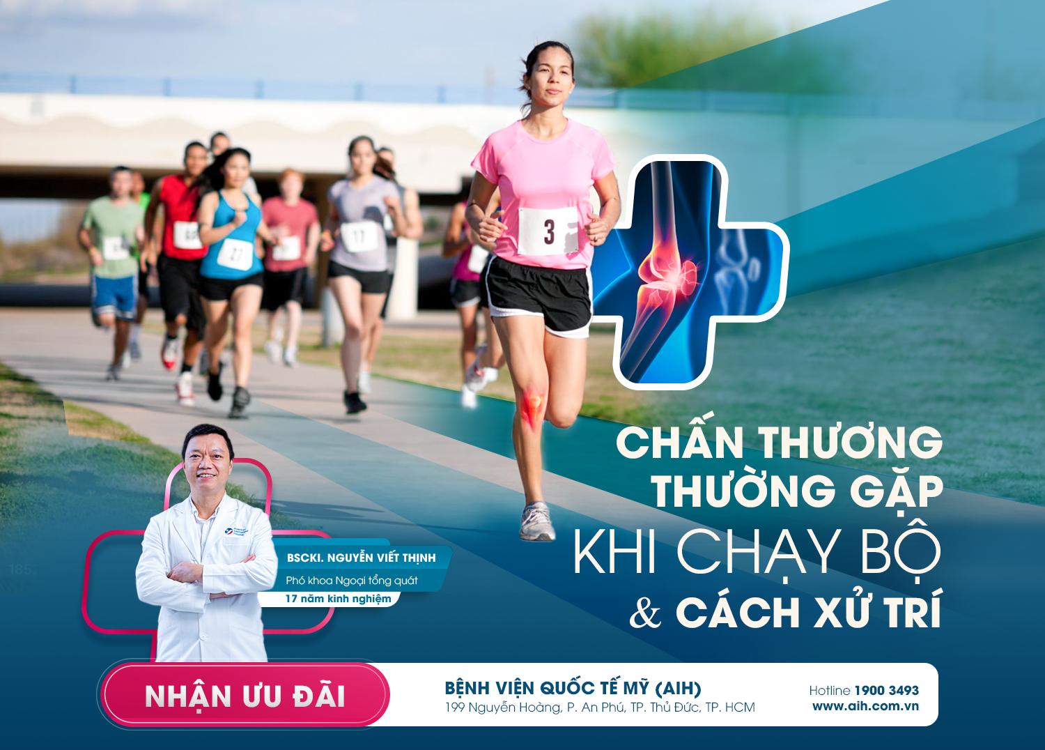 CHẤN THƯƠNG THƯỜNG GẶP KHI CHẠY BỘ & CÁCH XỬ TRÍ