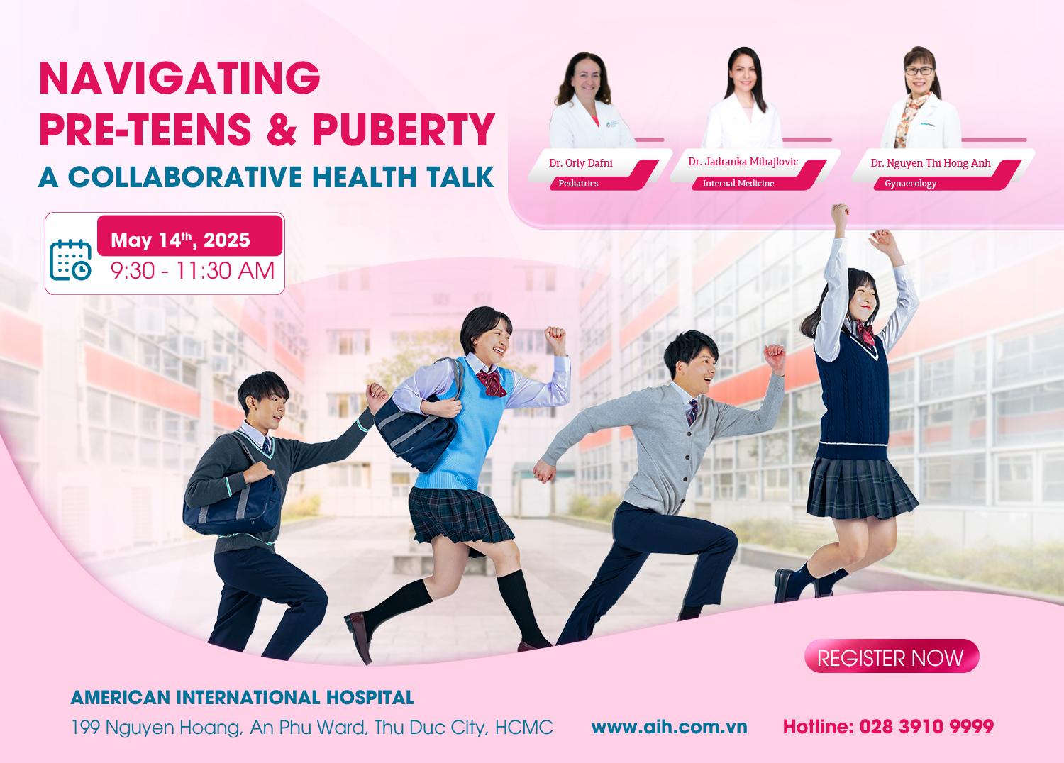 NAVIGATING PRE-TEENS & PUBERTY: A COLLABORATIVE HEALTH TALK