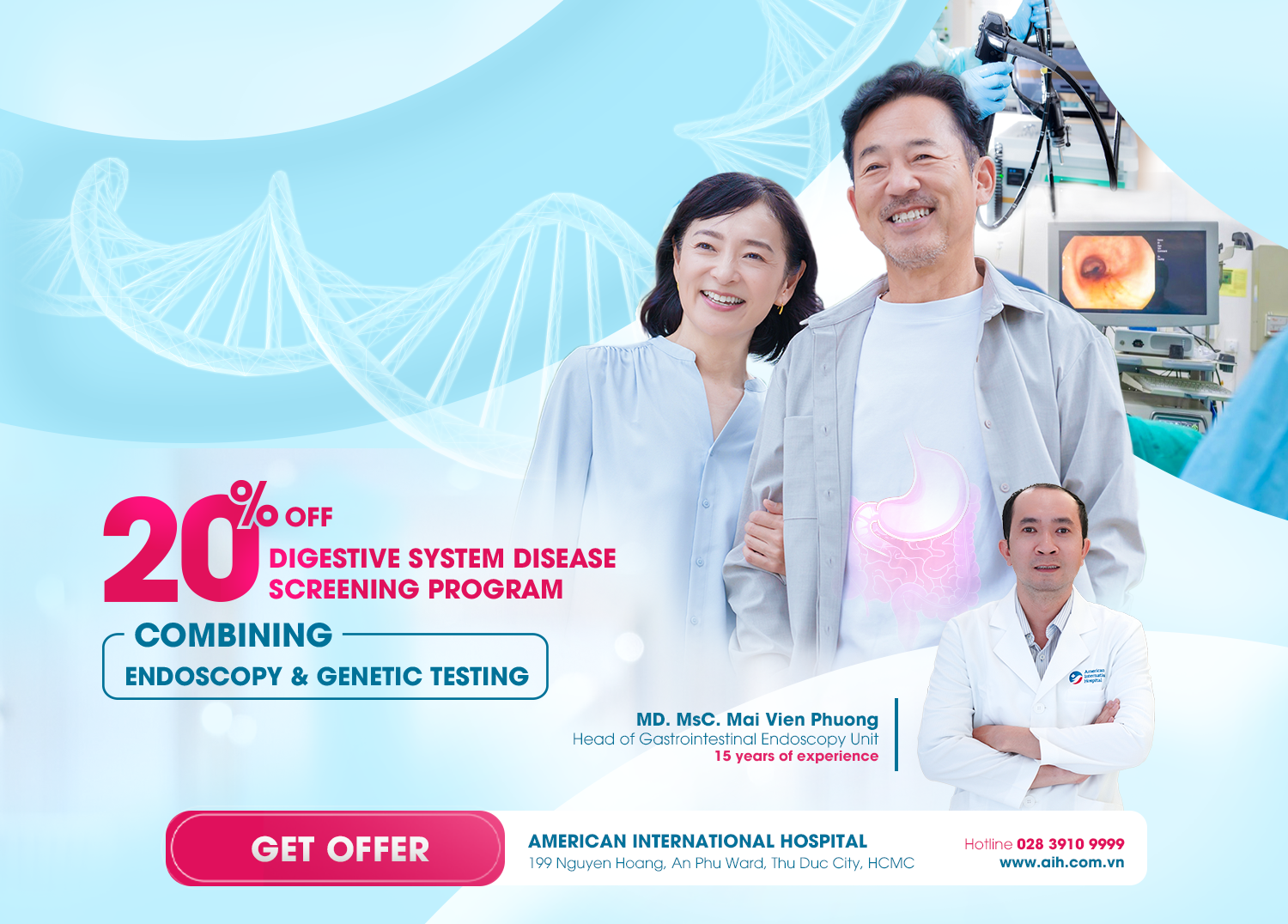 COMPREHENSIVE GASTROINTESTINAL SCREENING COMBINING ENDOSCOPY & GENETIC TESTING – EARLY DETECTION OF CANCER RISK FROM THE ROOT
