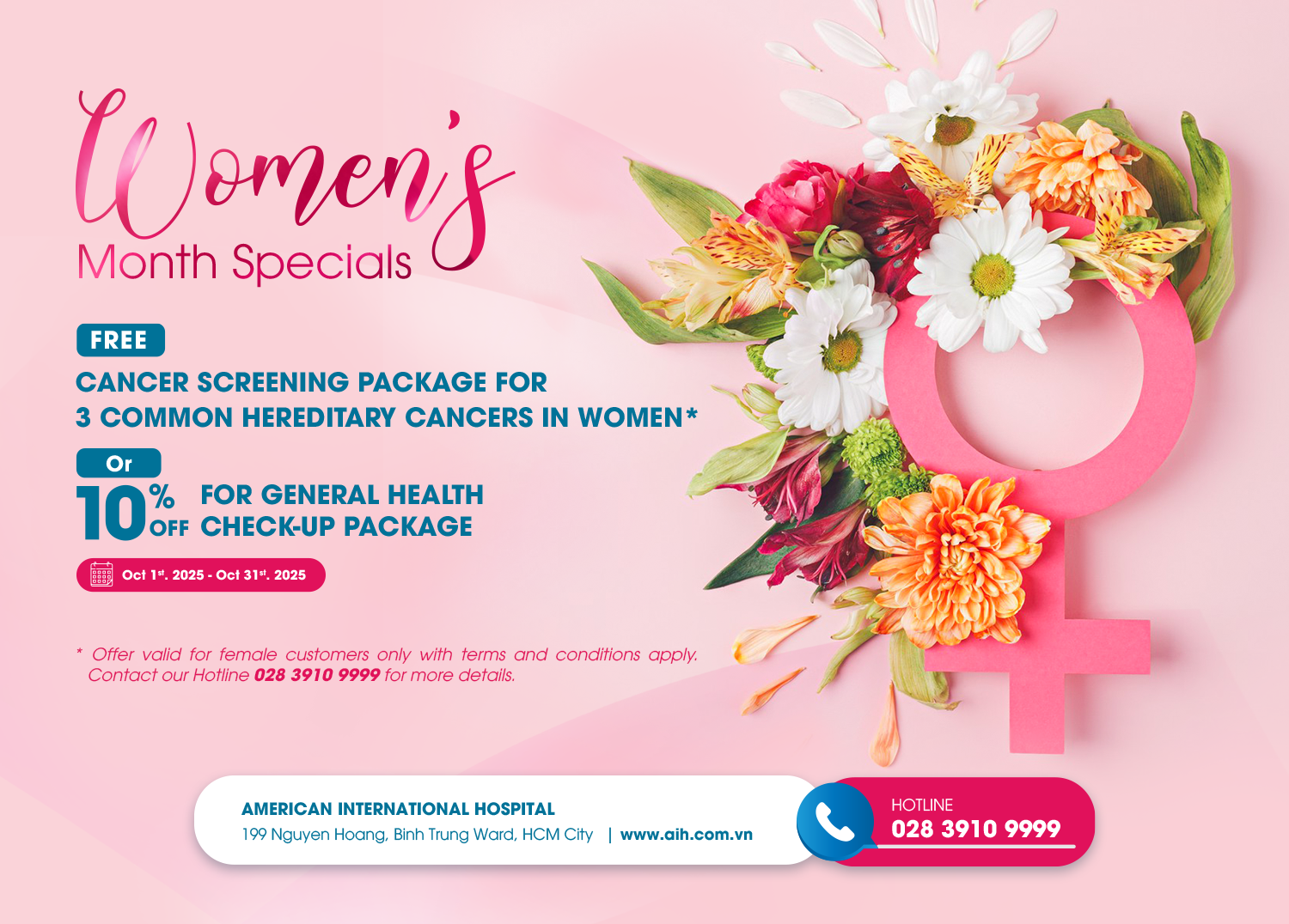 EXCLUSIVE OFFERS FOR WOMEN – ONLY IN OCTOBER