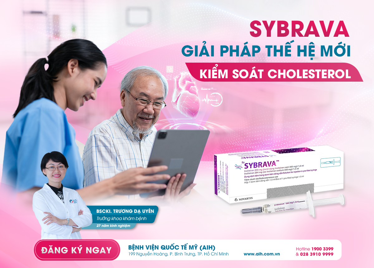 SYBRAVA – GIẢI PHÁP KIỂM SOÁT CHOLESTEROL THẾ HỆ MỚI