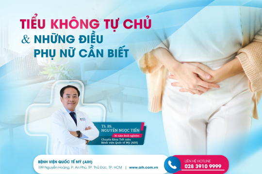 TIỂU KHÔNG TỰ CHỦ VÀ NHỮNG ĐIỀU PHỤ NỮ CẦN BIẾT