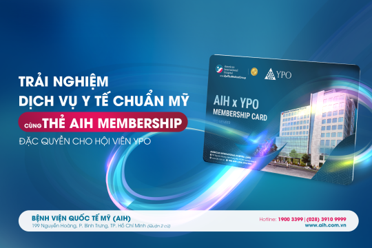 ĐẶC QUYỀN CHĂM SÓC SỨC KHỎE DÀNH RIÊNG CHO THÀNH VIÊN YPO