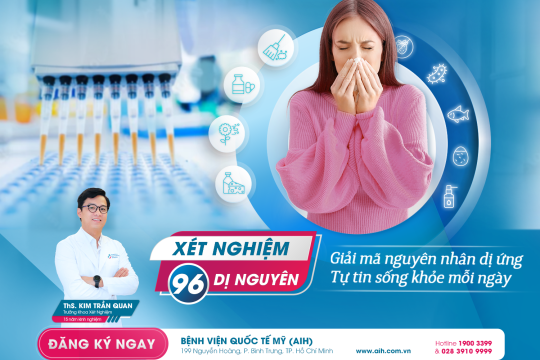 XÉT NGHIỆM 96 DỊ NGUYÊN: BIẾT ĐÚNG NGUYÊN NHÂN ĐỂ DỊ ỨNG KHÔNG CÒN LÀ NỖI LO!