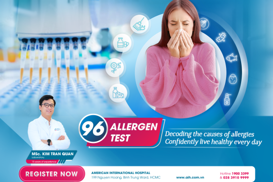 96-ALLERGEN TEST: KNOW THE RIGHT CAUSE SO ALLERGIES ARE NO LONGER A CONCERN