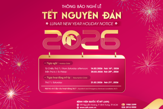 THÔNG BÁO LỊCH HOẠT ĐỘNG TẾT NGUYÊN ĐÁN – BÍNH NGỌ 2026