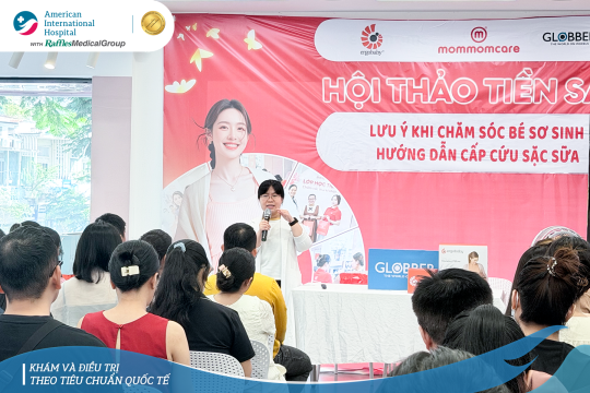 TRANG BỊ KIẾN THỨC CHĂM BÉ KHOA HỌC & SƠ CỨU SẶC SỮA CÙNG AIH & GLOBBER VIỆT NAM