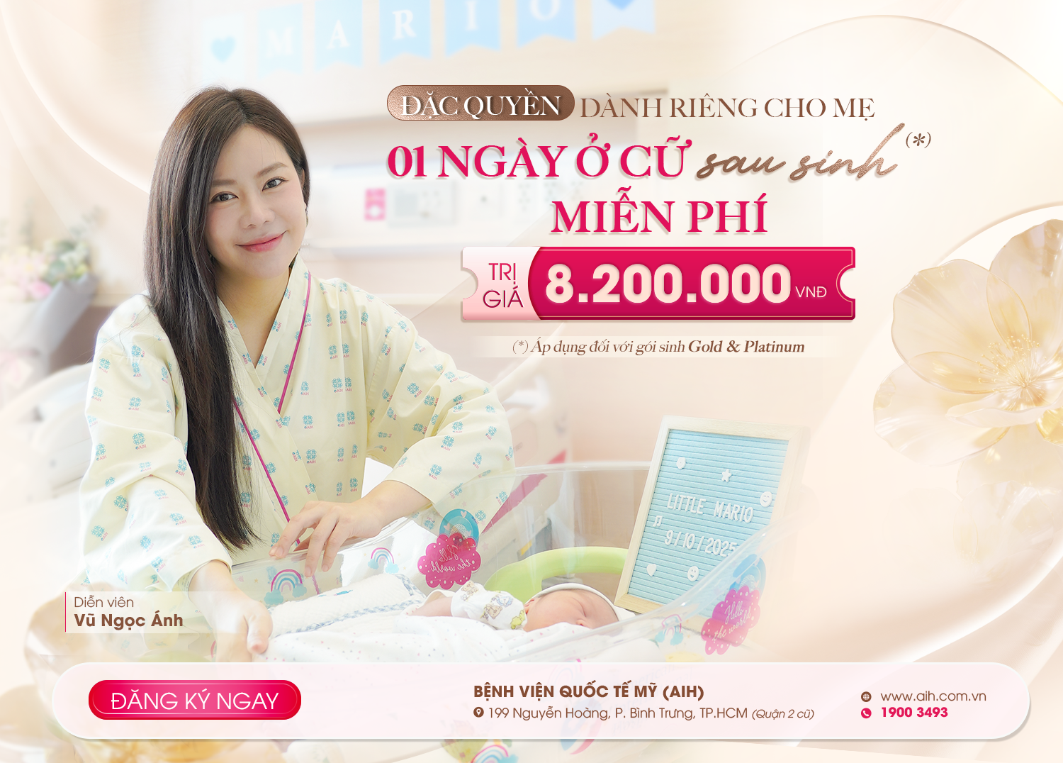 MIỄN PHÍ 01 NGÀY TRẢI NGHIỆM Ở CỮ SAU SINH