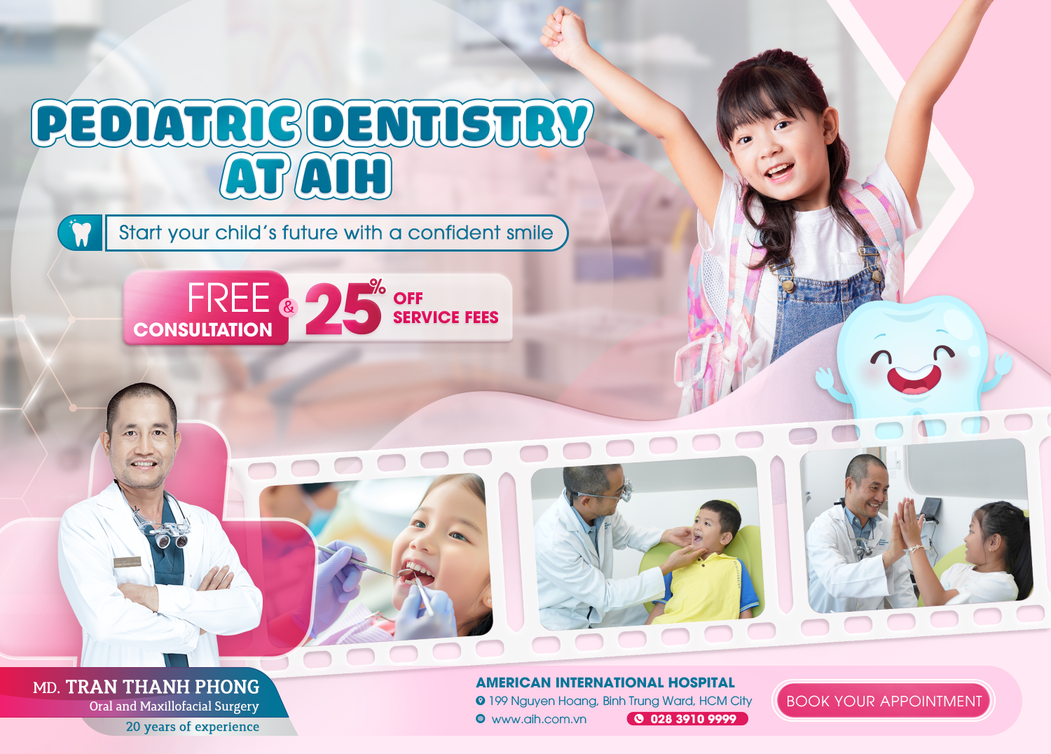 PEDIATRIC DENTISTRY AT AIH – START YOUR CHILD’S FUTURE WITH A CONFIDENT SMILE