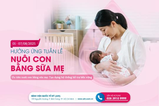 HƯỞNG ỨNG TUẦN LỄ NUÔI CON BẰNG SỮA MẸ