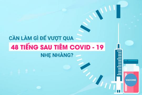 CẦN LÀM GÌ ĐỂ VƯỢT QUA 48 TIẾNG SAU TIÊM COVID-19 NHẸ NHÀNG?