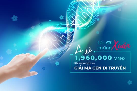 NHẬN LÌ XÌ 1,960,000 VNĐ KHI MUA GÓI GIẢI MÃ GEN DI TRUYỀN TẠI BỆNH VIỆN QUỐC TẾ MỸ (AIH)