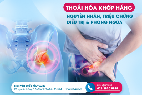 THOÁI HÓA KHỚP HÁNG: NGUYÊN NHÂN, TRIỆU CHỨNG, ĐIỀU TRỊ VÀ PHÒNG NGỪA
