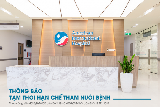 THÔNG BÁO TẠM THỜI HẠN CHẾ THĂM & NUÔI BỆNH