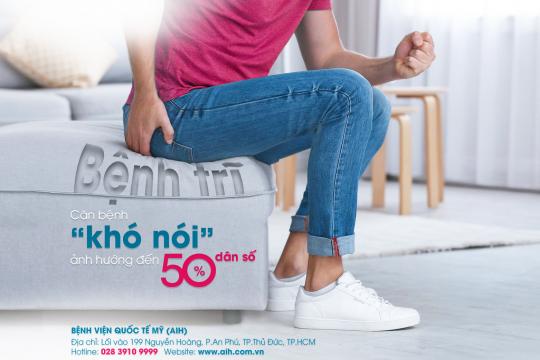 BỆNH TRĨ - CĂN BỆNH 'KHÓ NÓI' ẢNH HƯỚNG ĐẾN 50% DÂN SỐ