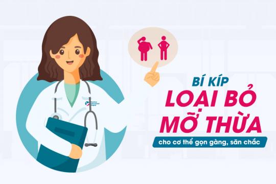 BÍ KÍP LOẠI BỎ MỠ THỪA CHO CƠ THỂ GỌN GÀNG, SĂN CHẮC