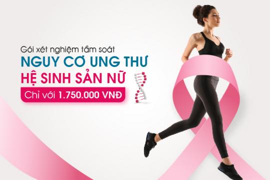 ƯU ĐÃI 50% GÓI XÉT NGHIỆM TẦM SOÁT NGUY CƠ UNG THƯ HỆ SINH SẢN NỮ