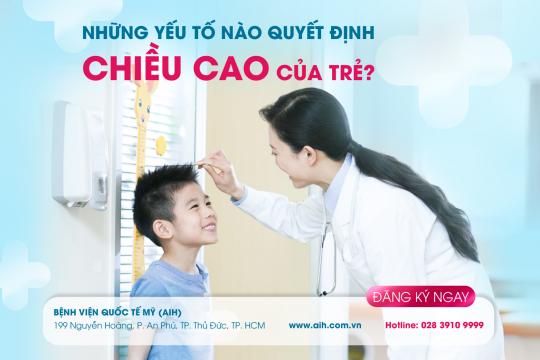 NHỮNG YẾU TỐ NÀO QUYẾT ĐỊNH CHIỀU CAO CỦA TRẺ?
