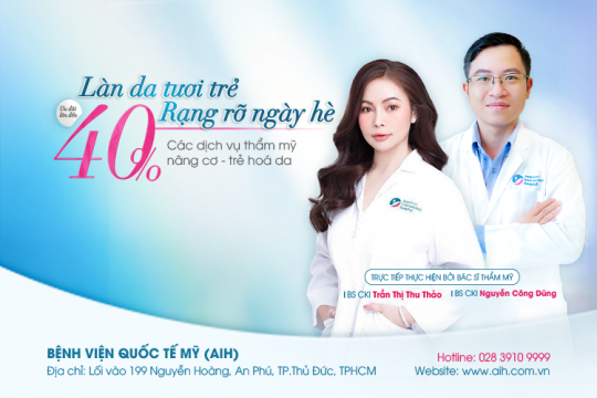 LÀN DA TƯƠI TRẺ - RẠNG RỠ NGÀY HÈ | ƯU ĐÃI LÊN ĐẾN 40% CÁC DỊCH VỤ CHĂM SÓC THẨM MỸ NÂNG CƠ – TRẺ HOÁ DA