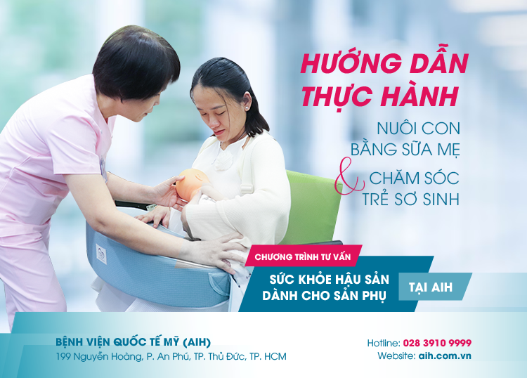 CHƯƠNG TRÌNH TƯ VẤN SỨC KHỎE HẬU SẢN MIỄN PHÍ DÀNH CHO SẢN PHỤ TẠI AIH