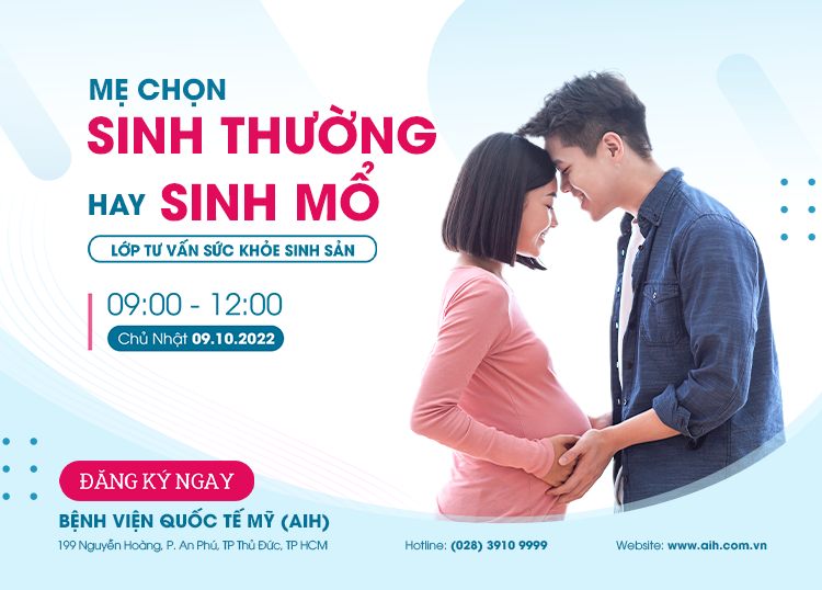LỚP TƯ VẤN SỨC KHỎE SINH SẢN AIH 09/10 - MẸ CHỌN SINH THƯỜNG HAY SINH MỔ? 
