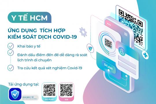 Y TẾ HCM: ỨNG DỤNG TÍCH HỢP KIỂM SOÁT DỊCH COVID-19