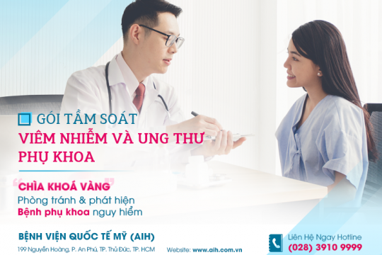 GÓI TẦM SOÁT VIÊM NHIỄM VÀ UNG THƯ PHỤ KHOA | "CHÌA KHOÁ VÀNG" PHÒNG TRÁNH VÀ PHÁT HIỆN BỆNH PHỤ KHOA KỊP THỜI