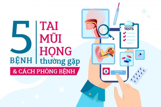 5 BỆNH TAI MŨI HỌNG THƯỜNG GẶP & CÁCH PHÒNG BỆNH