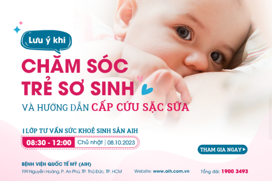LỚP TƯ VẤN SỨC KHỎE SINH SẢN 08.10.2023: LƯU Ý KHI CHĂM SÓC TRẺ SƠ SINH VÀ HƯỚNG DẪN CẤP CỨU SẶC SỮA